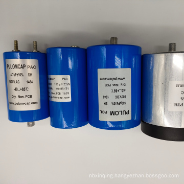 DC link capacitor, film capacitor for ripple current audio Free sample high voltage 680uf 200v electrolytic dc capacitor bank